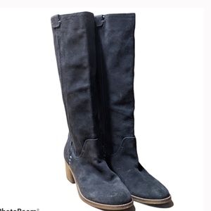 Dolce Vita tall gray suede boots